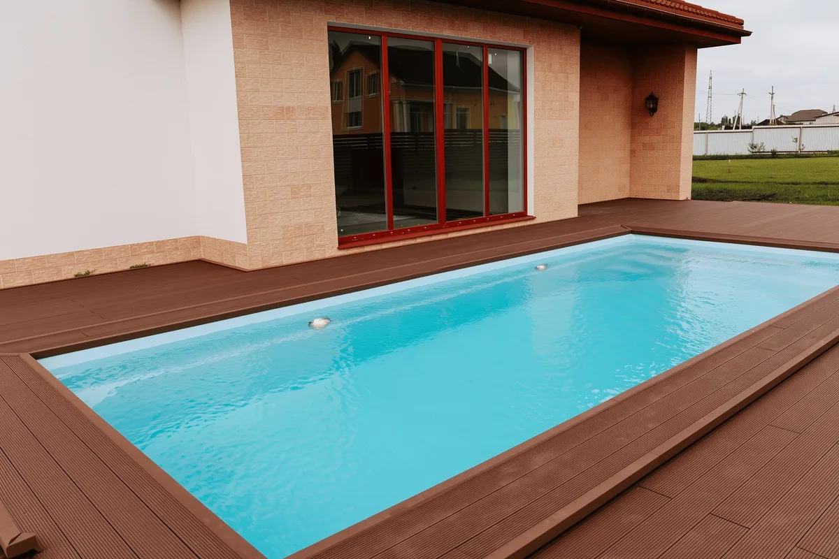 Композитный бассейн Laguna 8 — вид сверху в Орехово-Зуево